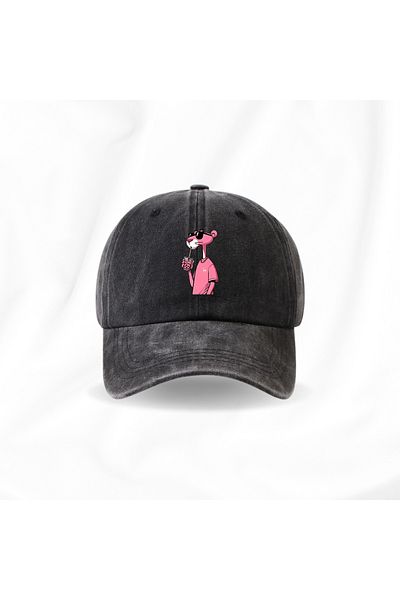 Touz Moda Πλενόμενο καπέλο Unisex με στάμπα Vintage Pink Panther