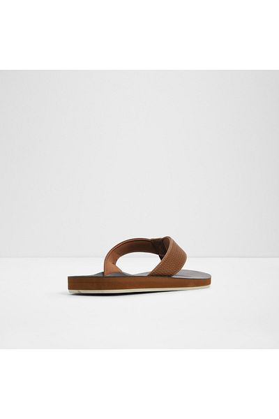 Aldo صندل مسطح بني للرجال