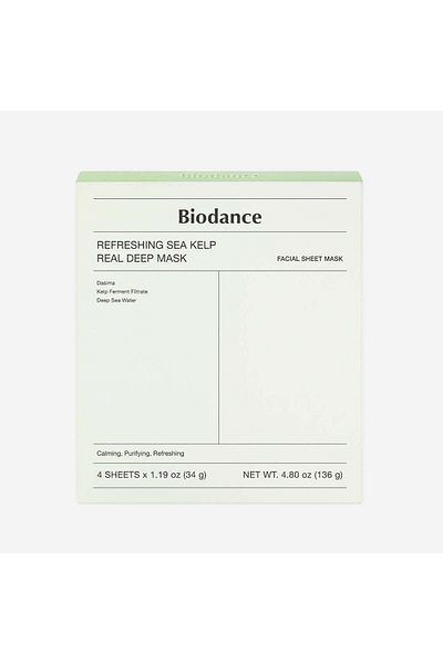 Biodance Biodance Refreshing Sea Kelp Real Deep Mask 4 Pcs