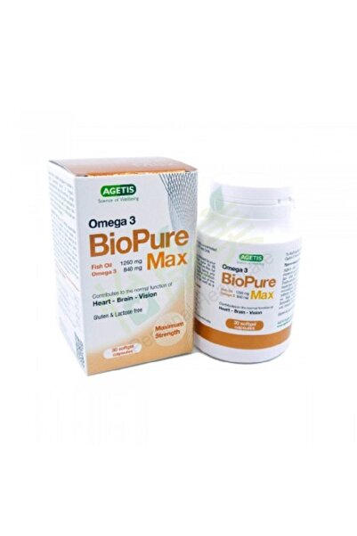 Bio Pure كبسولات بيوبيور ماكس أوميجا 3، 30 كبسولة