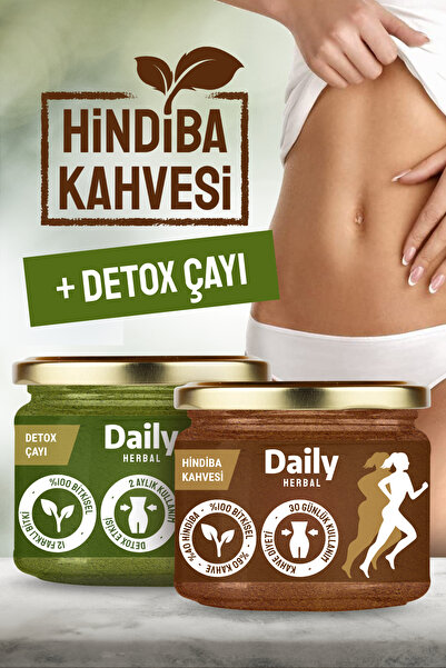 Daily Herbal Hindiba Kahvesi Ve Detox Çayı 2x150gr