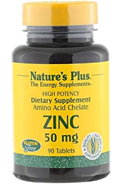 NaturesPlus ناتشرز بلس، زنك بيوترون، حمض أميني، 90 قرصًا، 50 ملغ