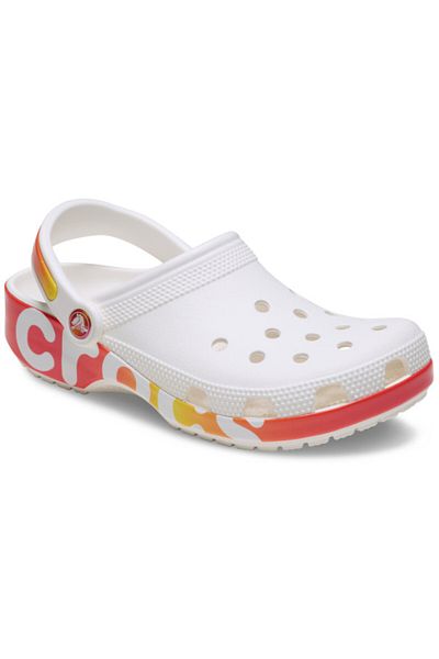 Crocs Sabot Reflector Clasic Alb 38-39 Eu - M6/w8 Us