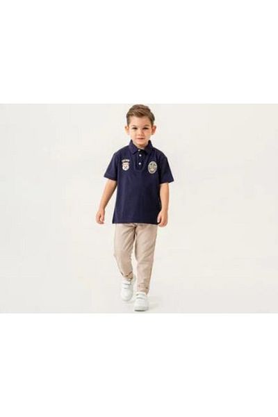 e-çocuk Set cu mâneci scurte pentru băiat cu gât polo 60281
