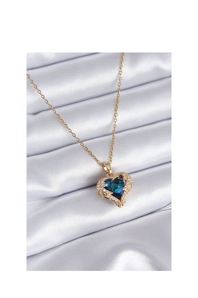Nizal Home Sky Does Not Darken Necklace Steel Heart Form