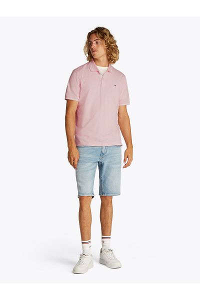 Tommy Hilfiger Tommy Hilfiger Men Precious Pink Regular Tipped Polo T-Shirt