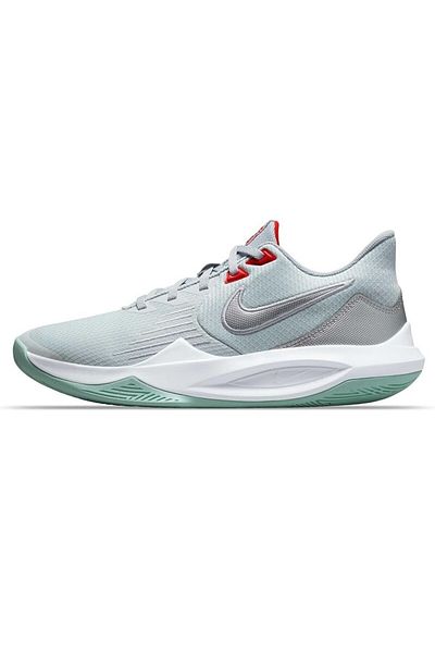 Nike Pantofi de baschet Precision V Gri Pantofi de baschet unisex Gri