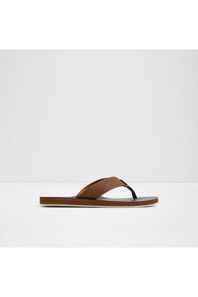 Aldo صندل مسطح بني للرجال