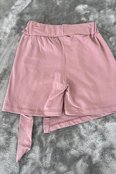 NEWKİDS Lace-Up 100% Cotton Combed Shorts Skirt