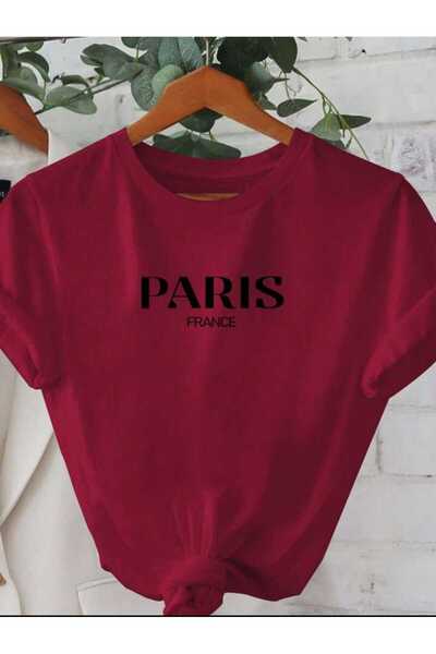 FAVORİST Tricou cu mânecă scurtă din bumbac de vară UNISEX cu imprimeu mixt