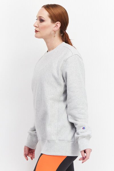 Champion Women Sportswear Fit Long Sleeve Outdoor Sweatshirt, Grey