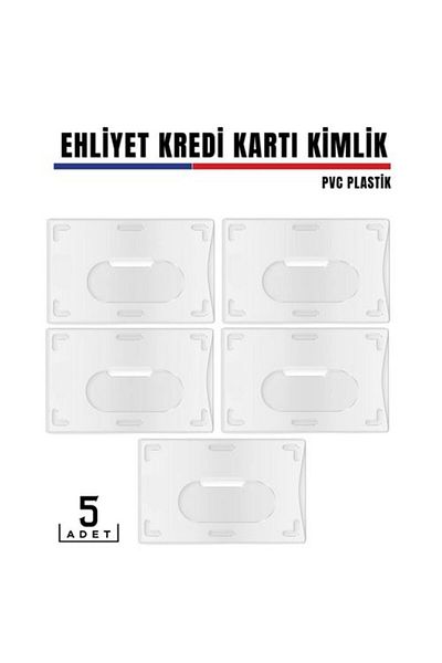 SAVA HOME COLLECTİON 5 Pack Driver's License and ID Card Protector