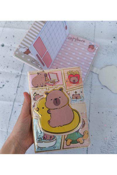 senacacollection Бележник Capybara Planner с мек магнитен капак
