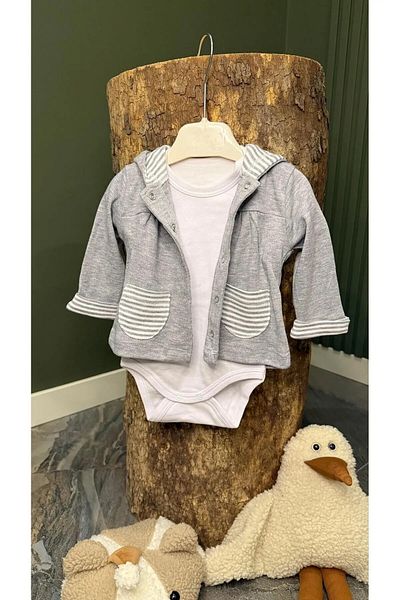 limebabies Nipperland 100% Cotton 3-Piece Body Set