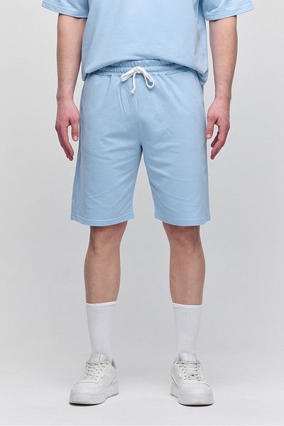COMBİNE MİCHAİL Ανδρικό σορτς Comfort Fit Ice Blue & Bermuda