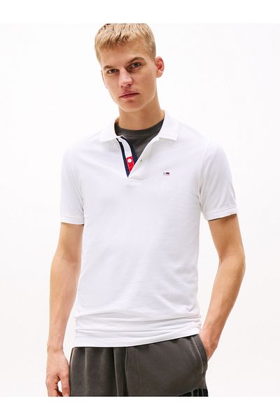 Tommy Hilfiger Erkek Tjm Slim Placket Polo T-shirt