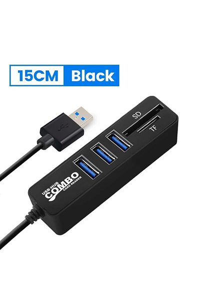 Choice USB 5 منافذ USB 2.0 متعدد المنافذ عالي السرعة 3 6 منافذ موزع USB موسع متعدد Tf بطاقة SD Re