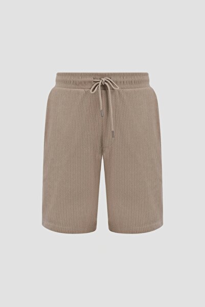 Guess BARON TEXTURED KNIT SHORTS Erkek Haki Şort M5GD41KCRY0-A90N