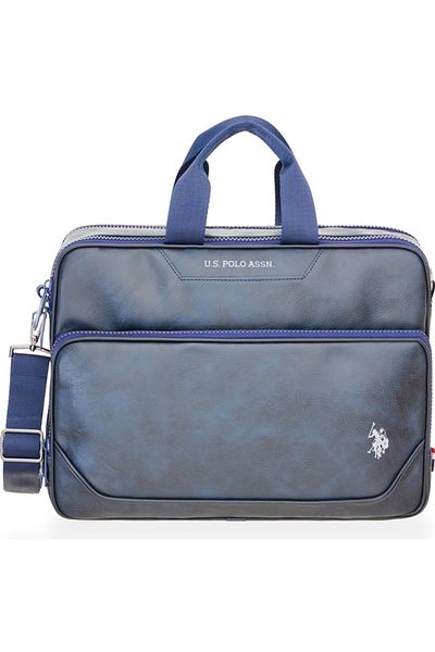 U.S. Polo Assn. Faux Leather Briefcase and Backpack Set
