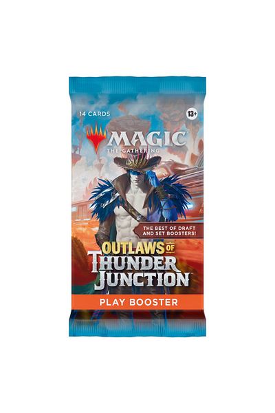 Magic The Gathering MTG Outlaws of Thunder Junction play Booster Single Pack (Assorted 1 Piece)