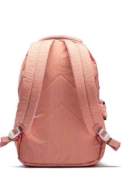 Go Veform Rucsac de zi cu zi și de școală din țesătură șifonată impermeabilă cu mai multe buzunare MYP8610 Somon