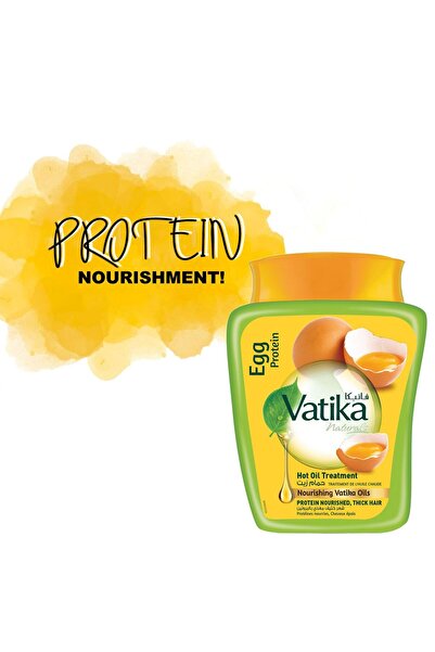 Vatika Naturals Hammam Zaith Hot Oil Treatment Enriched With Egg Protein For Nourished & Thick Hair