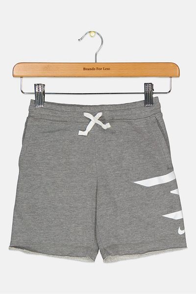 Nike 3Brand by Russell Wilson Toddler Boy Sportswear Brand Logo Outdoor Short, Grey