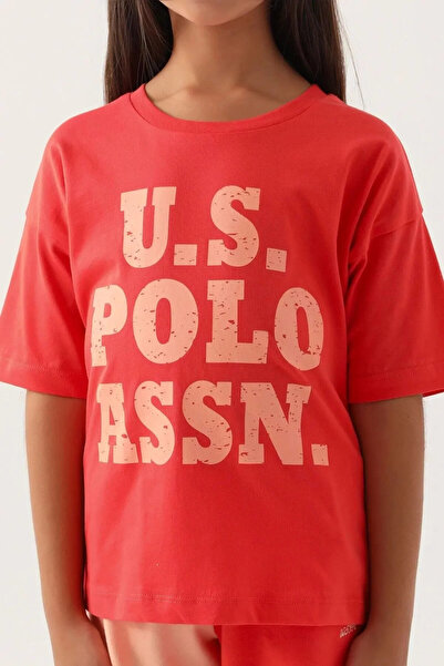 U.S. Polo Assn. U.S. Polo Assn. Us1816 Girl's Licensed Shorts Set