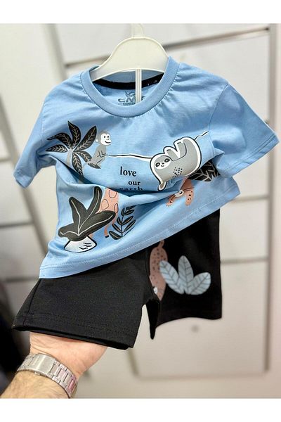 Esterella Boy's Shorts Suit / Short Sleeve Shorts Suit / Children Summer Suit