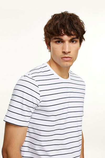 Mudo Striped Crew Neck T-Shirt