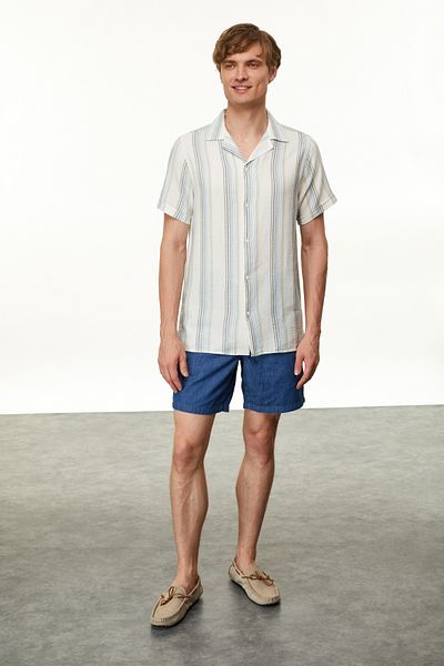 Mudo Striped Regular Fit Shirt