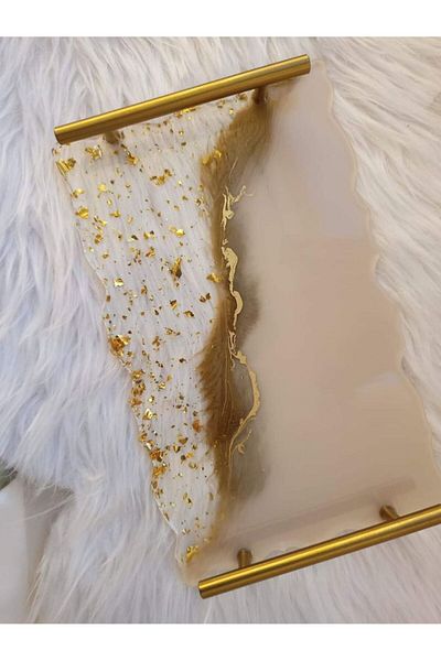 Home Handmade Resin Tray,Modern Epoxy Presentation,Decorative Resin Home Accessories,Personalized Tray