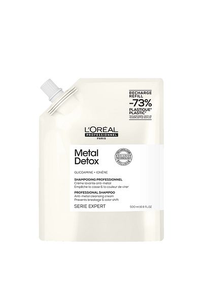 L'oreal Professionnel Anti-Metal Purifying Refill Shampoo for Metal Detox Treated and Damaged Hair