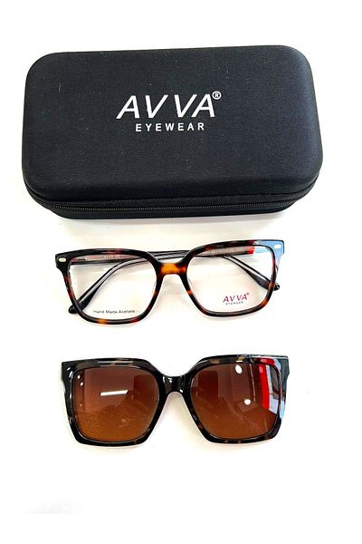 Avva 6585 C2 Polarized Clip-On Women's Sunglasses