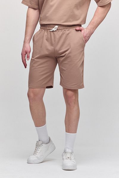COMBİNE MİCHAİL Ανδρικό σορτς καραμέλας Comfort Fit & Bermuda
