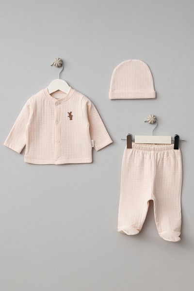 Bebitof Cute Figures Cotton 3 Piece Baby Set