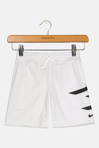 Nike 3Brand by Russell Wilson Toddlers Boy Sportswear Fit Running Short, White