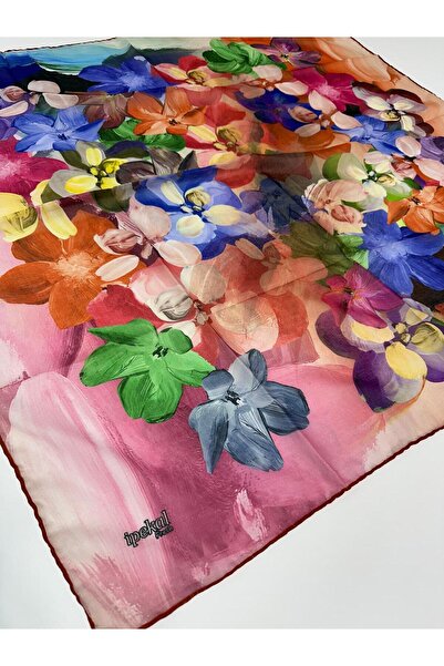 İpekal Svež mekani Pamuk šal - 05079 90 x 90 19 pločica - roza