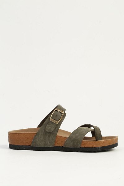 Pierre Cardin Khaki Women's Slippers Pc-7547
