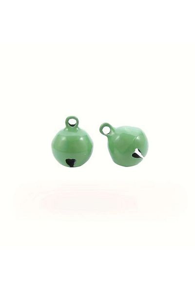 OZN AKSESUAR Green Color Handled Bell, Bell, Leash Bell and Amigurumi Bell (20 Pieces)