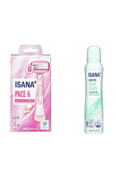 ROSSMANN Epilation Advantage pack (6 blades razor + Shaving foam 150ml)