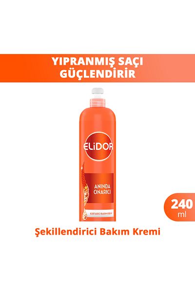 Elidor 240 ml Recovering Hair Care Cream - Instant Repairing Damaged Hair