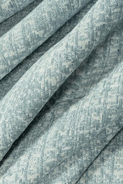 Latuda Home Синій PureCot Premium бавовняний покрив для дивана з бахромою 180x220 двосторонній, не ковзає, не пропускає вологу