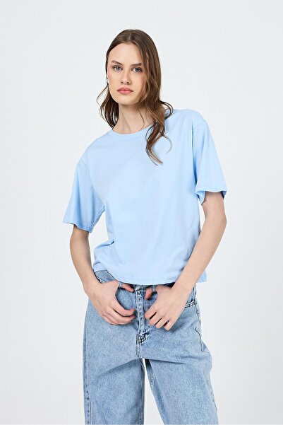 Rays Μπλουζάκι με λαιμόκοψη 100% βαμβακερό χαλαρή εφαρμογή 2142M