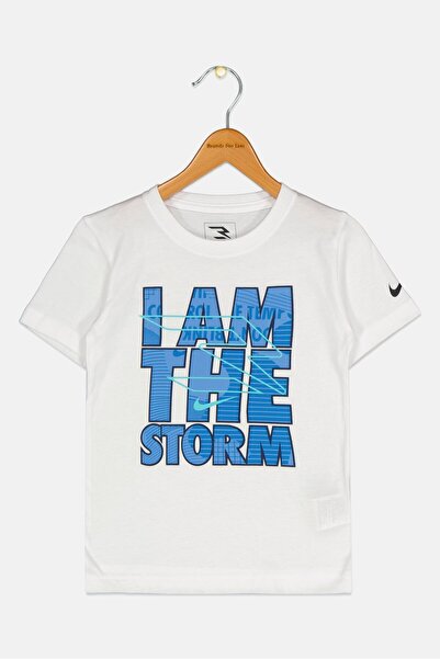 Nike 3Brand by Russell Wilson Kids Boy Sportswear Fit Outdoor T-Shirt, White