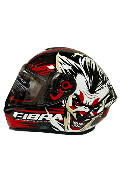 Fibra FİBRA Full Face Motor Kaskı DOT Sertifikalı