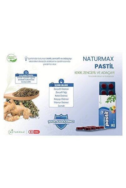 Naturmax 16'lı Pastil Mavi Kekik & Adaçayı