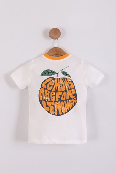 Pollito Boy's Lemons Arefor Lemonade Printed T-Shirt Shorts Set of 2