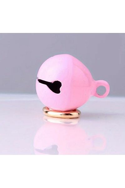 OZN AKSESUAR Pink Birds' Bell and Leash 14 mm (20 Pieces) Amigurumi Bell