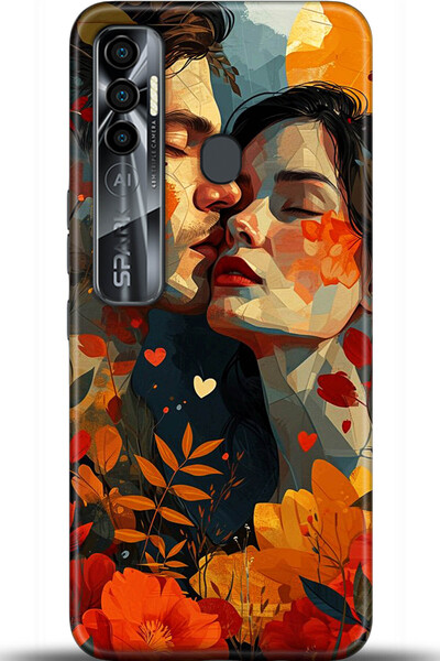 TECNO حافظة سبارك 7 برو مطبوعة بدقة عالية - سلسلة ماستر ميند 5556